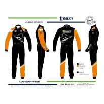 Black kart suit KART REPUBLIC