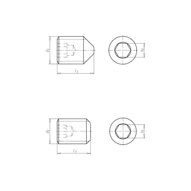 Grain tip for caster adjustment MINI-OK-KZ-DD2 KART REPUBLIC GROUP