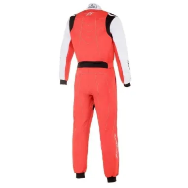 Tuta KMX-9 V2 ALPINESTARS [rosso/bianco] OMOLOGA SCADUTA