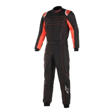 Tuta KMX-9 V2 ALPINESTARS [nero/rosso fluo]