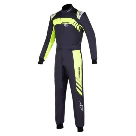 Tuta KMX-9 V2 grafica 3 ALPINESTARS [nero/giallo fluo]