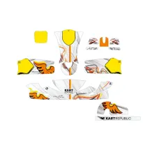 Complete sticker kit DYNAMICA EVO 2025 MINI KART REPUBLIC