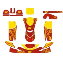 Kit adesivi completo DYNAMICA EVO 2025 OK-KZ-DD2 DAP