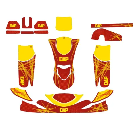 Kits de pegatinas completo DYNAMICA EVO 2025 OK-KZ-DD2 DAP