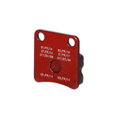 Front brake pad KZ-DD2, rear MINI KART REPUBLIC GROUP