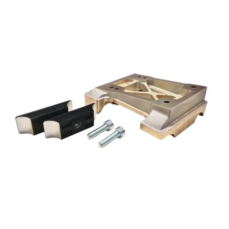 Placa de motor universal inclinada en magnesio con pernos en U X30-ROTAX KART REPUBLIC GROUP