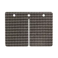 Engine double lower petal carbon blade