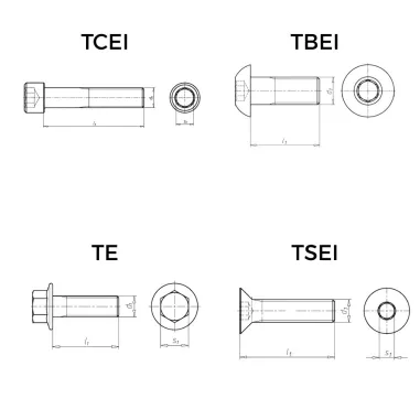 Screw TBEI M6x20