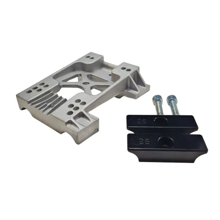 Placa de motor inclinada de aluminio MINI KART REPUBLIC GROUP