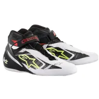Pilot shoes TECH-1 KZ KWC limited edition ALPINESTARS [black/white/yellow fluo/red]