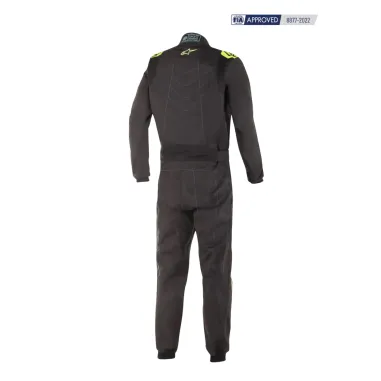 Suit KMX-9 V3 S CIK-FIA ALPINESTARS kid [black/yellow fluo]