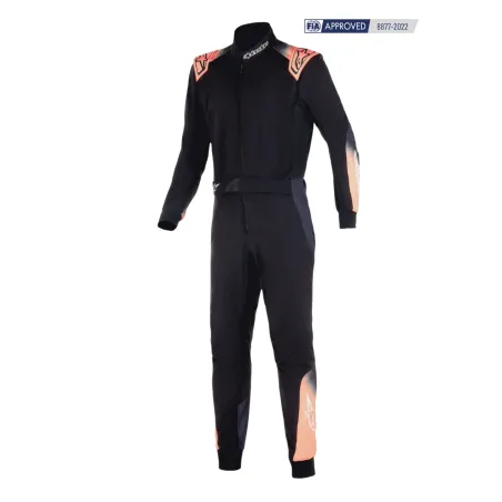 Traje KMX-5 V3 CIK-FIA ALPINESTARS [negro/blanco/naranja fluorescente]