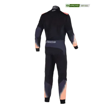Traje KMX-5 V3 CIK-FIA ALPINESTARS [negro/blanco/naranja fluorescente]