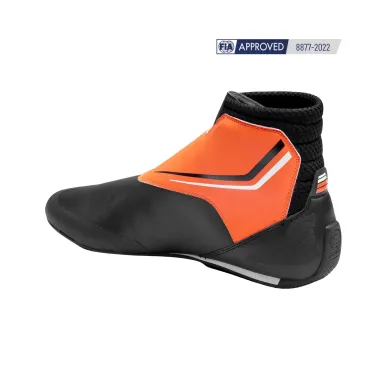 Scarpe pilota K-PRIME CIK-FIA SPARCO [nero/arancione fluo]