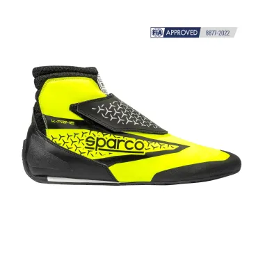 Zapatillas de piloto K-PRIME CIK-FIA SPARCO [amarillo fluorescente/negro]