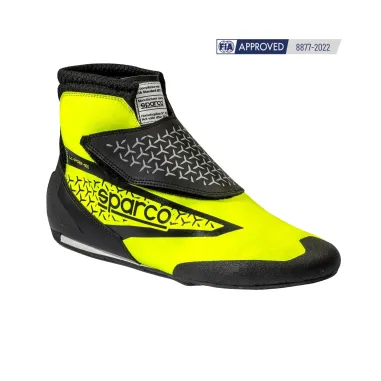 Zapatillas de piloto K-PRIME CIK-FIA SPARCO [amarillo fluorescente/negro]