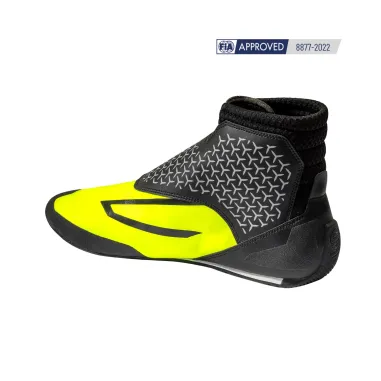 Zapatillas de piloto K-PRIME CIK-FIA SPARCO [amarillo fluorescente/negro]