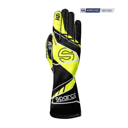 Guanti K-ARROW + CIK-FIA SPARCO [nero/giallo fluo]