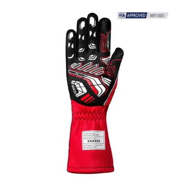 Gloves K-ARROW + CIK-FIA SPARCO [red/black]