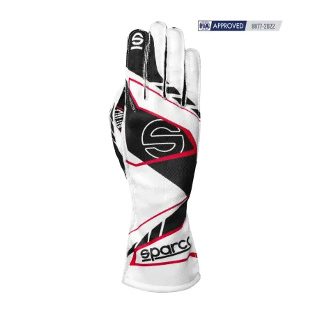 Gloves K-ARROW + CIK-FIA SPARCO [white/black]