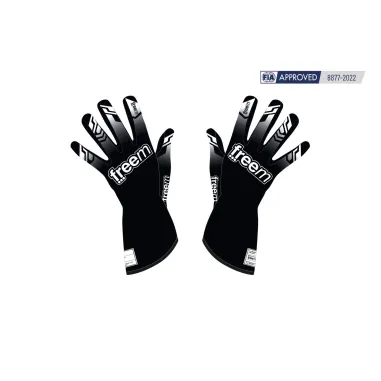 Guanti K-SLIGHT 24 CLOVE CIK-FIA FREEM [nero/bianco]
