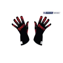 Guanti K-SLIGHT 24 CLOVE CIK-FIA FREEM [nero/rosso]