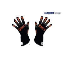 Guantes K-SLIGHT 24 CLOVE CIK-FIA FREEM [negro/naranja]