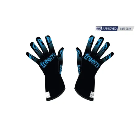 Guantes K-SLIGHT 24 CLOVE CIK-FIA FREEM [negro/azul]