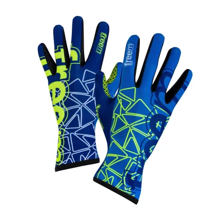 Guantes K-SLIGHT 22 FREEM [azul/amarillo fluorescente]