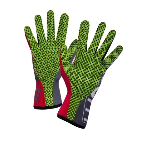 Gloves K-SLIGHT 22 FREEM [grey/white/red]