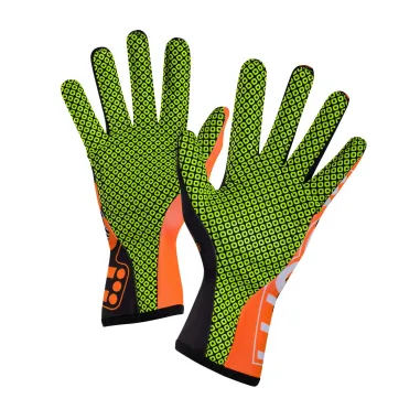 Guanti K-SLIGHT 22 FREEM [nero/arancione fluo]