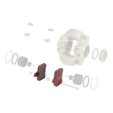 Set rear brake pad BSD OK-KZ-DD2 OTK