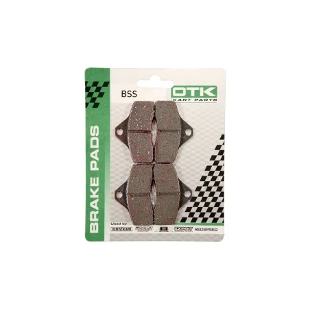 Kit of 4 front brake pads BSS KZ-DD2, rear BSM4 MINI OTK