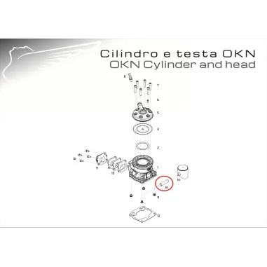Perno de pistón OK-OKN-OKJ MODENA ENGINES