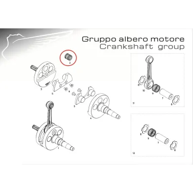 Jaula de la biela 15x19x19.7 MODENA ENGINES