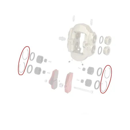 Front brake caliper thickness clip BSS KZ-DD2 OTK