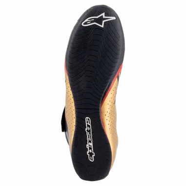 Car pilot shoes SUPERMONO V2 ALPINESTARS [black/gold/red]