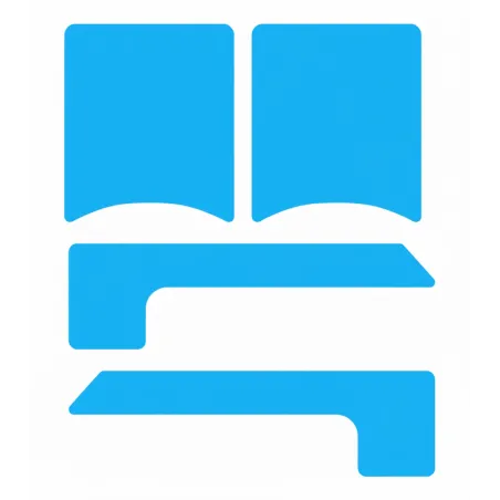 Rear bumper stickers kit OK-KZ-DD2 KART REPUBLIC GROUP - PAROLIN