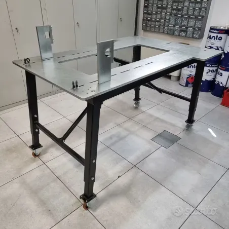 Banco di riscontro richiudibile per telai go-kart