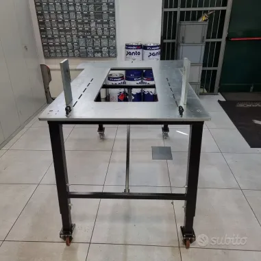 Banco di riscontro richiudibile per telai go-kart