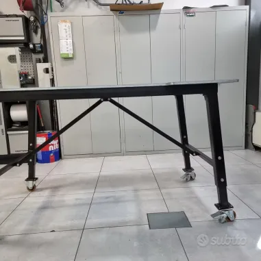 Banco di riscontro richiudibile per telai go-kart