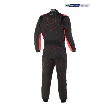 Traje KMX-9 V3 S CIK-FIA ALPINESTARS niño [negro/rojo fluorescente]