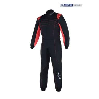 Suit KMX-9 V3 S CIK-FIA ALPINESTARS kid [black/red fluo]