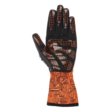 Gloves TECH-1 K RACE V1 VERTICAL ALPINESTARS [orange fluo]
