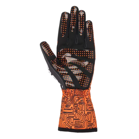 Gloves TECH-1 K RACE V1 VERTICAL ALPINESTARS [orange fluo]