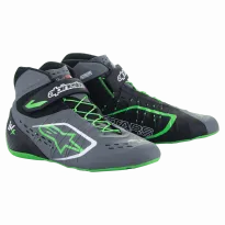 Pilot shoes TECH-1 KX V2 ALPINESTARS [black/dark gray/green fluo]