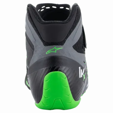 Pilot shoes TECH-1 KX V2 ALPINESTARS [black/dark gray/green fluo]
