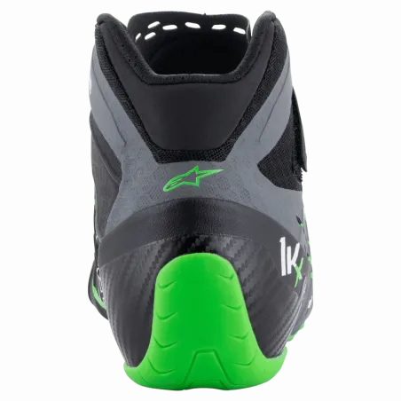 Pilot shoes TECH-1 KX V2 ALPINESTARS [black/dark gray/green fluo]