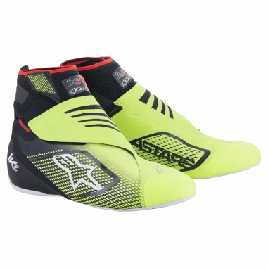 Pilot shoes TECH-1 KZ V2 ALPINESTARS [black/yellow fluo]