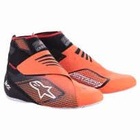 Pilot shoes TECH-1 KZ V2 ALPINESTARS [black/orange fluo]